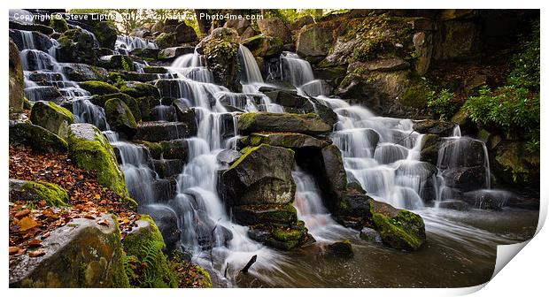  The Cascades Print by Steve Liptrot