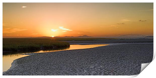 Ynys Sunset Print by Helen McAteer