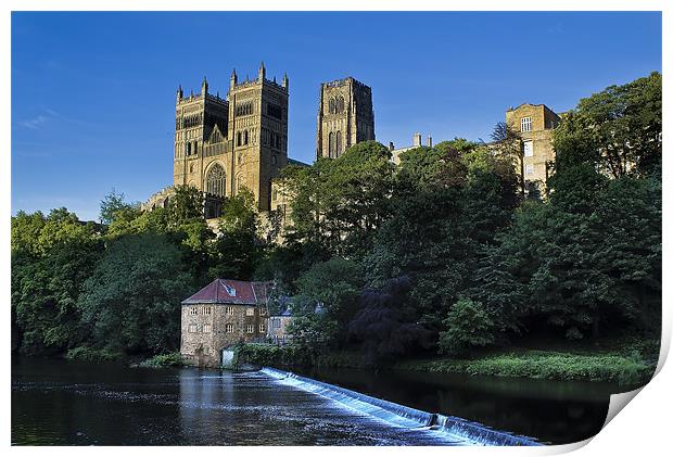 Durham Cathedral in Summer Print by Kevin Tate