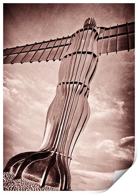 Angel Of the North Print by Kevin Tate