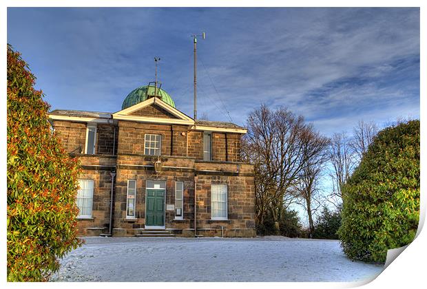 Durham observatory Print by Kevin Tate