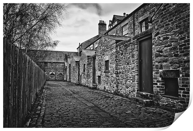 The Back Lane Print by Kevin Tate