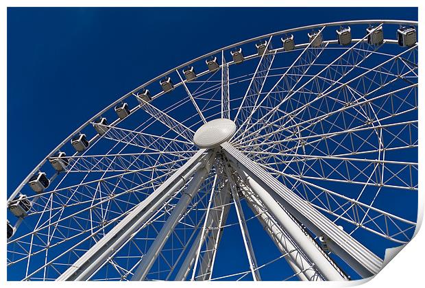 The Yorkshire Wheel Print by Kevin Tate