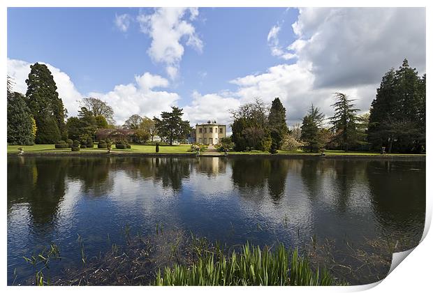 Thorp Perrow Lake Reflection Print by Kevin Tate