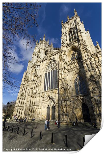 York Minster Print by Kevin Tate