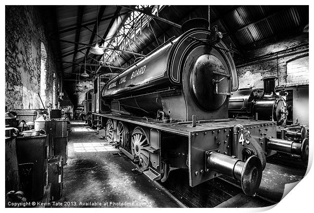 Steam Engine NCB No. 49 Print by Kevin Tate