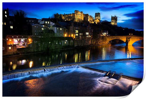Durham at Night Print by Kevin Tate
