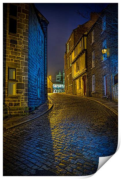 Owengate, Durham City Print by Kevin Tate