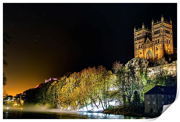 Durham lumiere riverside Print by Kevin Tate