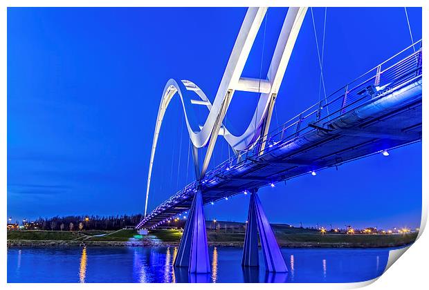 Infinity Bridge Stockton Print by Kevin Tate