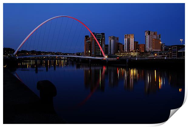 millenium Bridge reflections 2. Print by Northeast Images