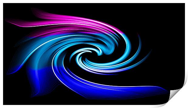 swirling abstract Print by Northeast Images