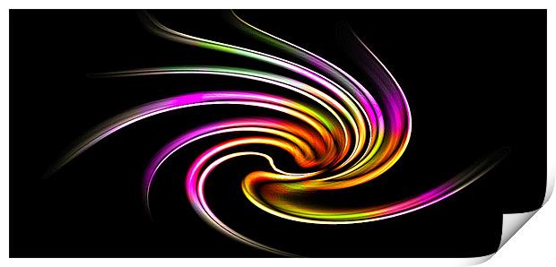 swirly abstract Print by Northeast Images