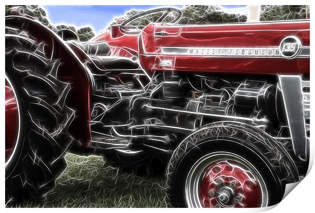 Tractor Print by Northeast Images