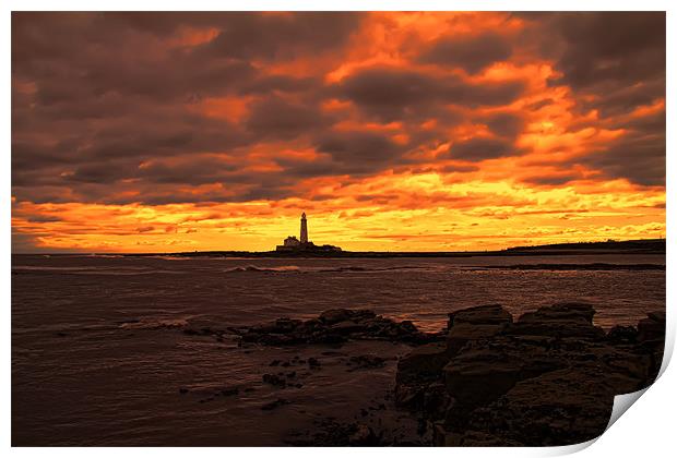 st mary sunrise Print by Northeast Images