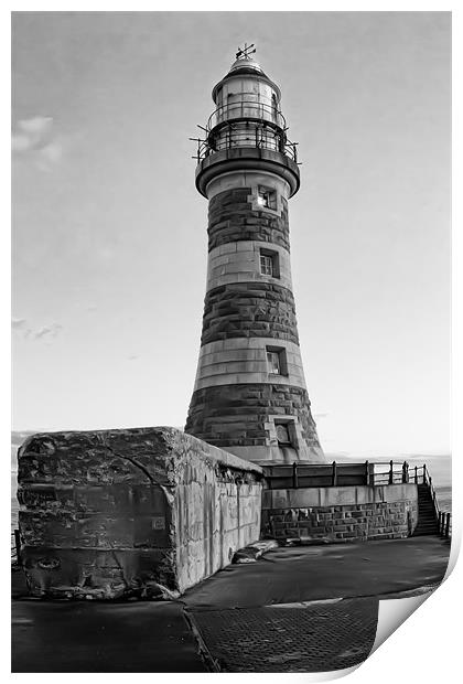 roker pier Print by Northeast Images