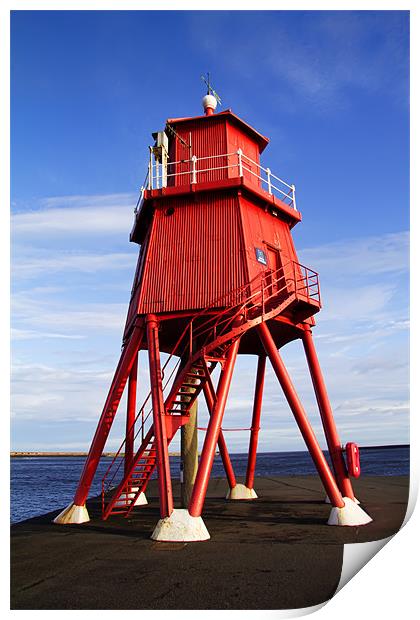 south shields groyne Print by Northeast Images