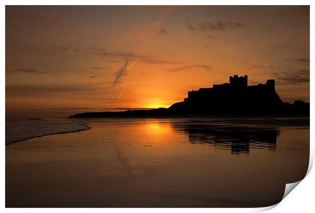 Bamburgh Castle Print by Northeast Images