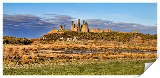 Dunstanburgh Castle Print by Northeast Images