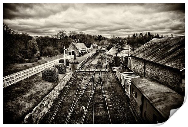 Beamish Railway Station Print by Northeast Images