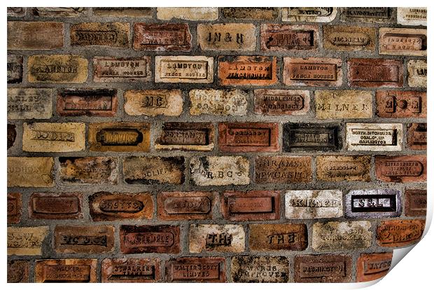 Another brick in the wall Print by Northeast Images