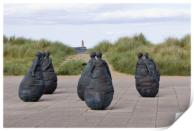south shields weebles Print by Northeast Images