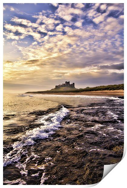 Bamburgh Sunrise Print by Northeast Images