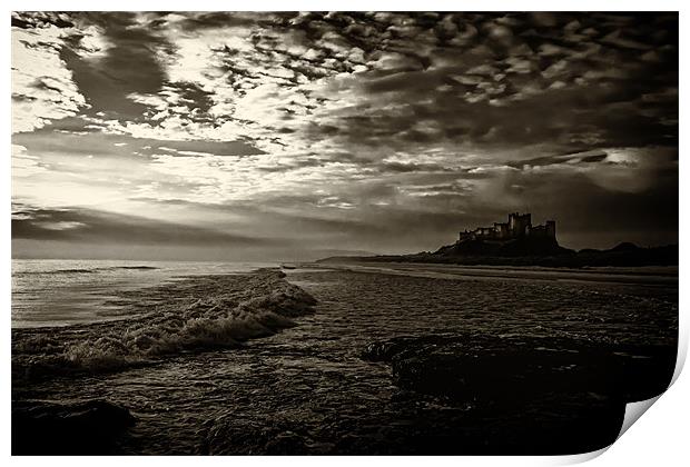 Bamburgh Castle Print by Northeast Images