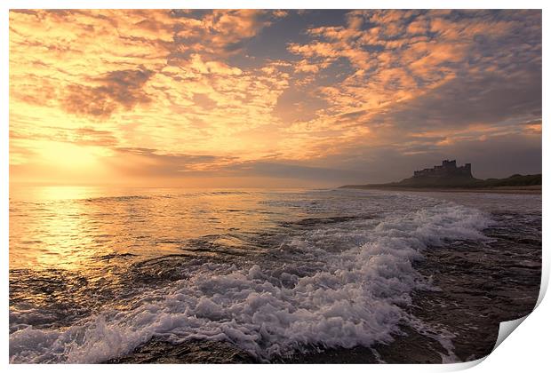 Bamburgh Castle Print by Northeast Images