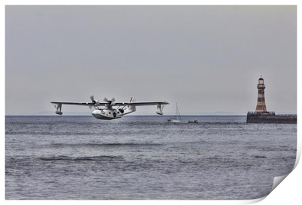 Catalina at Sunderland Print by Northeast Images