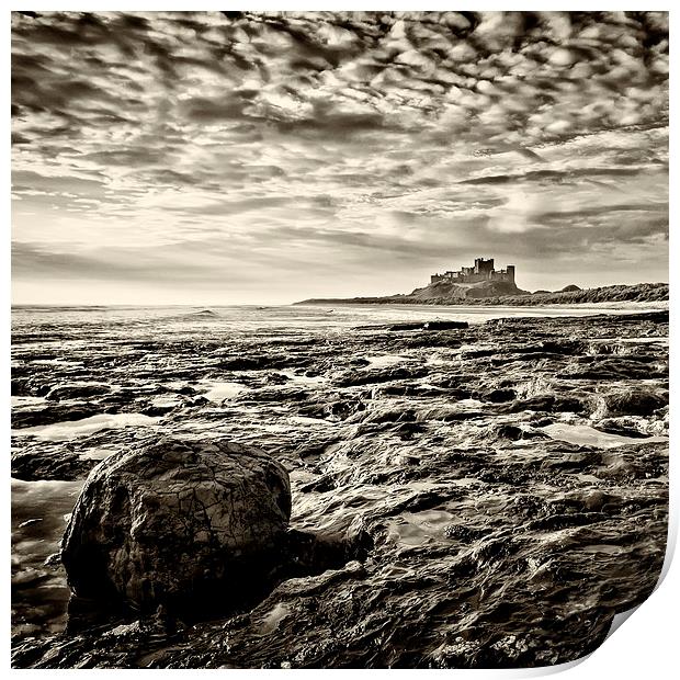 Bamburgh Castle Print by Northeast Images