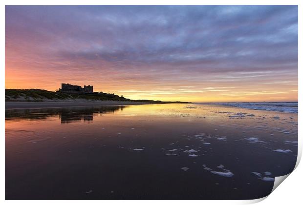 Bamburgh Castle Print by Northeast Images