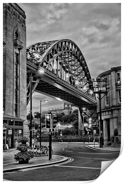 Tyne Bridge B&W Print by Northeast Images