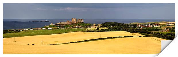  Bamburgh Panoramic Print by Northeast Images