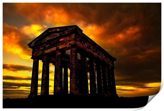  Penshaw Monument Print by Northeast Images