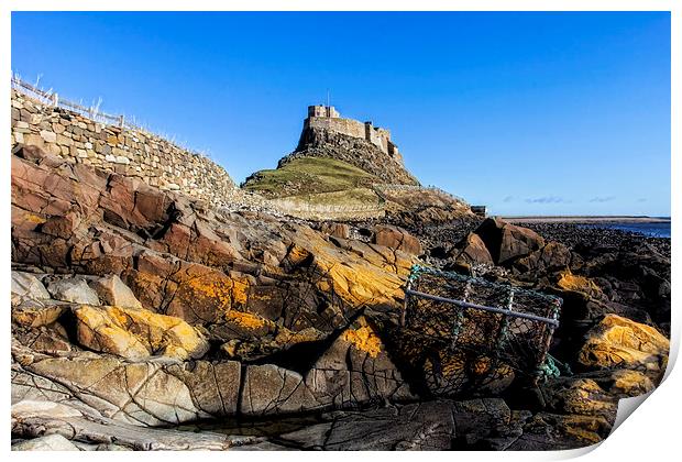  Lindisfarne Castle Print by Northeast Images