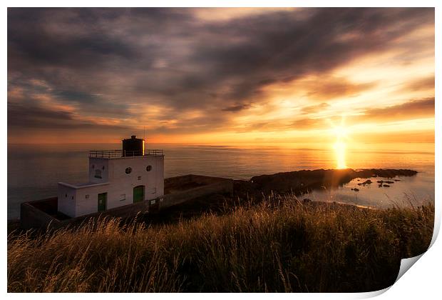  Bamburgh Lighthouse Print by Northeast Images