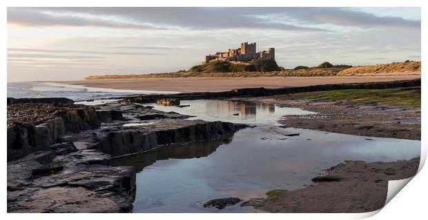 Bamburgh Panorama Print by Northeast Images