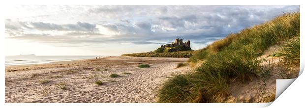 Bamburgh Panorama Print by Northeast Images