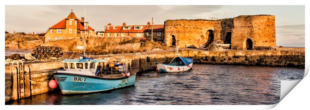 Beadnell Lime Kilns Print by Northeast Images