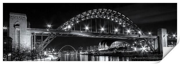 Newcastle Quayside Print by Northeast Images