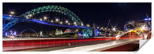 Swing by the Tyne Print by Northeast Images