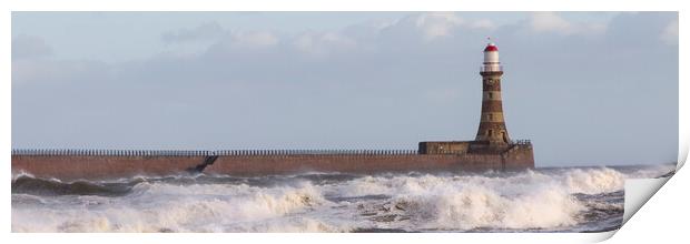 Roker Waves Print by Northeast Images
