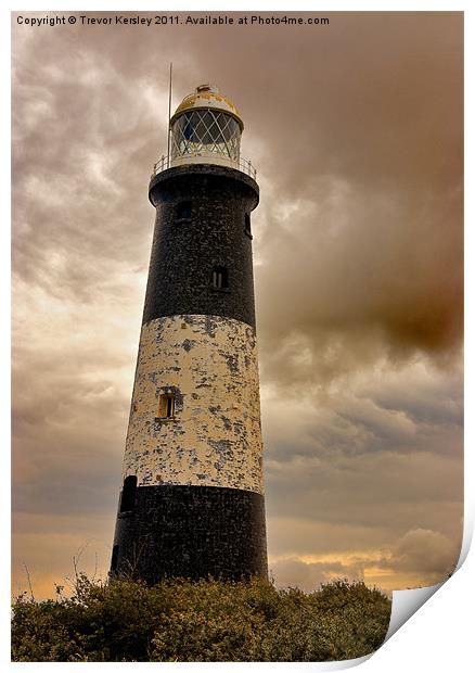 The Old Lighthouse Print by Trevor Kersley RIP