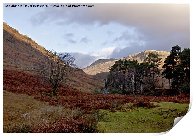 The Beauty of Wasdale Print by Trevor Kersley RIP