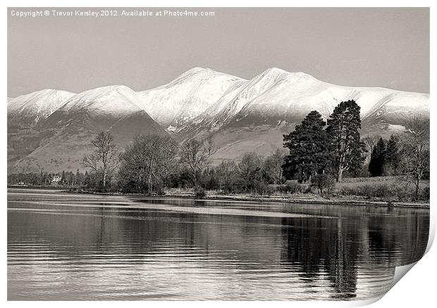 Derwentwater Print by Trevor Kersley RIP