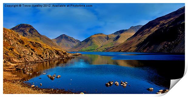 Wastwater English Lake District Print by Trevor Kersley RIP