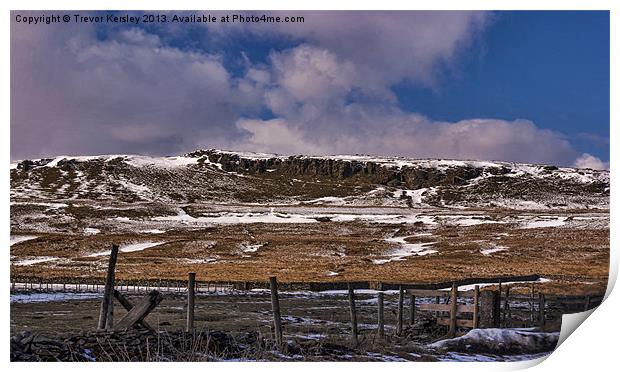 Winter in the Dales Print by Trevor Kersley RIP