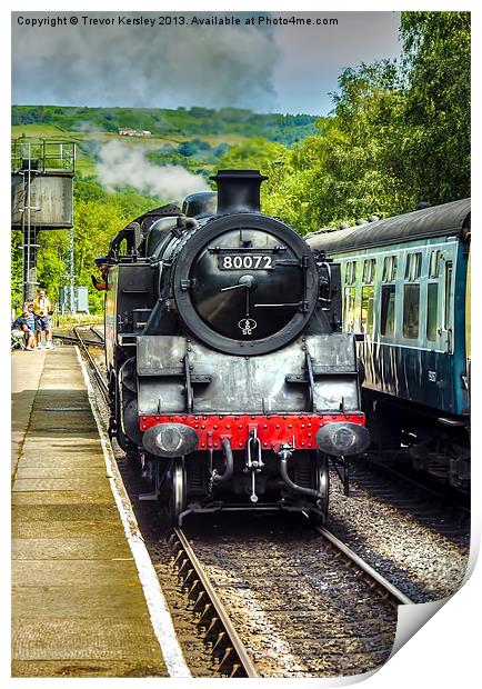 Arriving at the Station Print by Trevor Kersley RIP