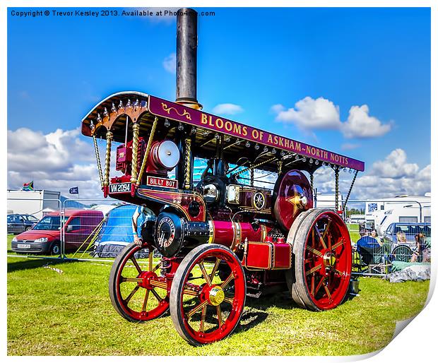 Pickering Steam Rally North Yorks Print by Trevor Kersley RIP